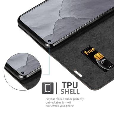 Realme GT Master Suojakuori Lompakkokotelo (Ruskea)