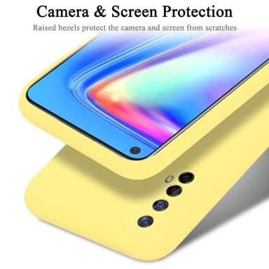 Realme 7 5G Suojakuori Kotelo Case (Keltainen)