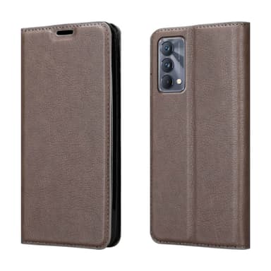 Realme GT Master Suojakuori Lompakkokotelo (Ruskea)