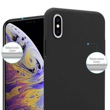iPhone XS MAX Suojakuori Kotelo Case (Musta)