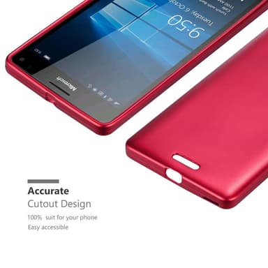 Nokia Lumia 950 XL Suojakuori Kotelo (Punainen)