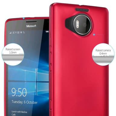 Nokia Lumia 950 XL Suojakuori Kotelo (Punainen)