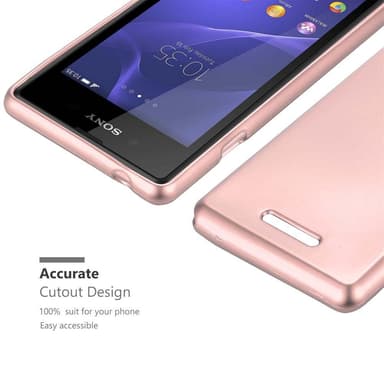 Sony Xperia E3 Suojakuori Kotelo (Vaaleanpunainen)