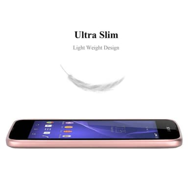 Sony Xperia E3 Suojakuori Kotelo (Vaaleanpunainen)