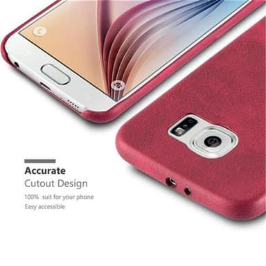Samsung Galaxy S6 Suojakuori Kotelo (Punainen)