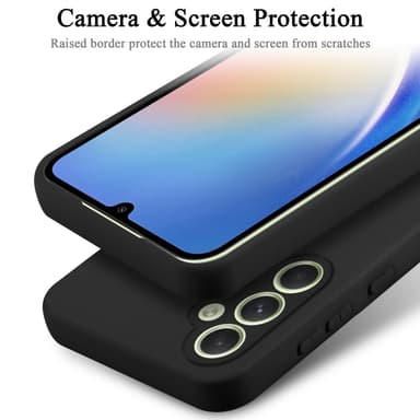 Samsung Galaxy A34 5G Suojakuori Kotelo (Musta)