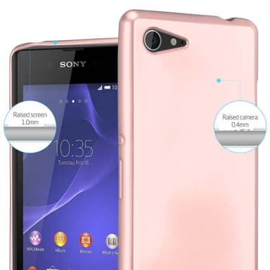 Sony Xperia E3 Suojakuori Kotelo (Vaaleanpunainen)