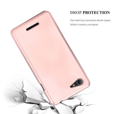 Sony Xperia E3 Suojakuori Kotelo (Vaaleanpunainen)