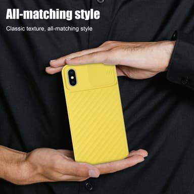 iPhone XS MAX Case Suojakuori Cover (Keltainen)