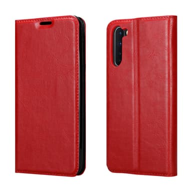 OnePlus Nord Suojakuori Lompakkokotelo (Punainen)