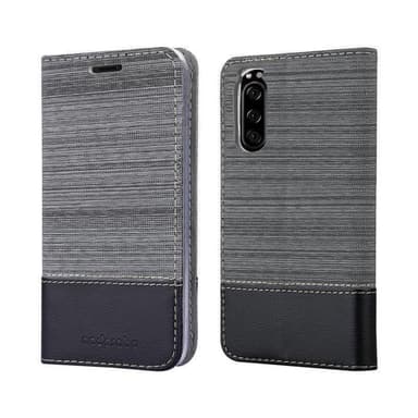 Sony Xperia 1 II Suojakuori Lompakkokotelo (harmaa)