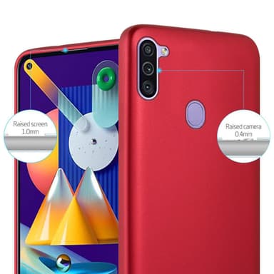 Samsung Galaxy A11 / M11 Suojakuori Kotelo (Punainen)