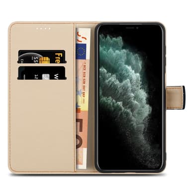 iPhone 11 PRO Suojakuori Lompakkokotelo (Musta)