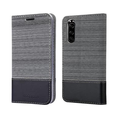 Sony Xperia 1 II Suojakuori Lompakkokotelo (harmaa)