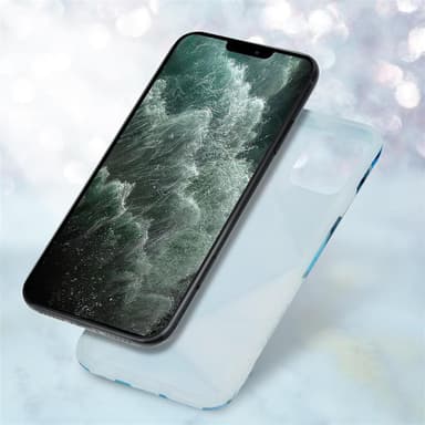iPhone 12 PRO MAX Suojakuori Lompakkokotelo (Sininen)