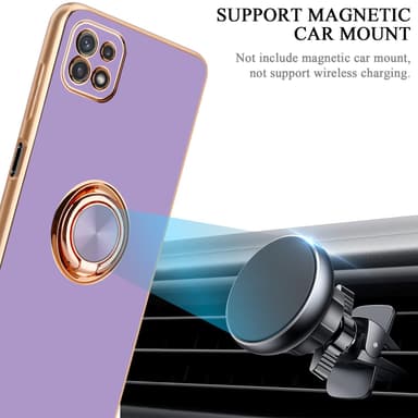 Samsung Galaxy A22 5G Suojakuori Kotelo (Violetti)