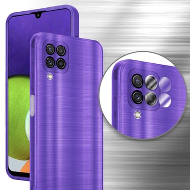 Suojakuori Samsung Galaxy A22 4G Kotelo (Violetti)