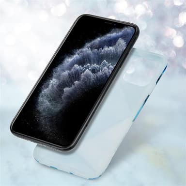 iPhone 11 PRO Suojakuori Lompakkokotelo (Sininen)