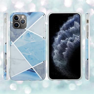 iPhone 11 PRO Suojakuori Lompakkokotelo (Sininen)