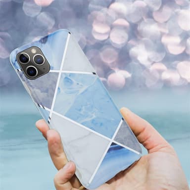 iPhone 11 PRO Suojakuori Lompakkokotelo (Sininen)