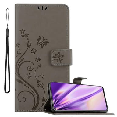 Samsung Galaxy A8s Suojakuori Lompakkokotelo (harmaa)
