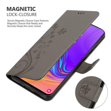 Samsung Galaxy A8s Suojakuori Lompakkokotelo (harmaa)