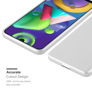 Samsung Galaxy M31 Suojakuori Kotelo (Hopea)