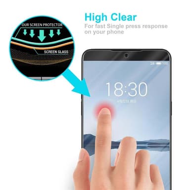MEIZU 15 Näytönsuoja Karkaistu lasi Suojakalvo