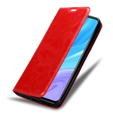 Huawei P SMART PRO Suojakuori Lompakkokotelo (Punainen)