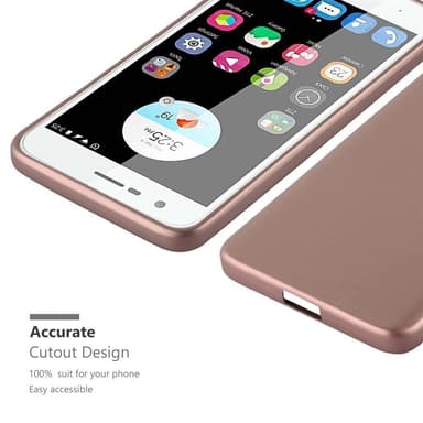 ZTE Blade V8 MINI Suojakuori Kotelo (Vaaleanpunainen)