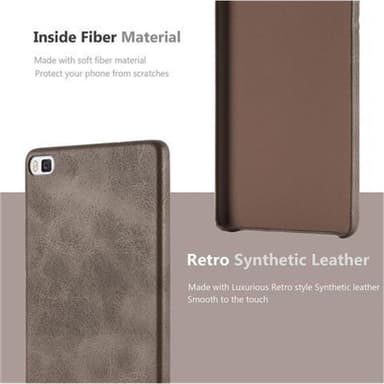 Huawei P8 Suojakuori Case Kotelo (Ruskea)