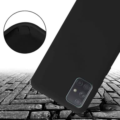 Suojakuori Samsung Galaxy A71 4G Kotelo (Musta)