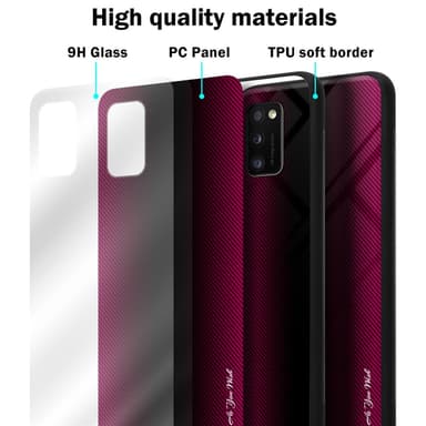 Samsung Galaxy A41 Suojakuori Kotelo (Vaaleanpunainen)