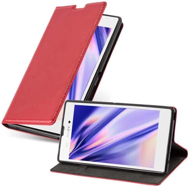 Sony Xperia T3 Suojakuori Lompakkokotelo (Punainen)