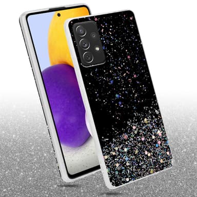 Samsung Galaxy A72 4G / 5G Suojakuori Kotelo (Musta)