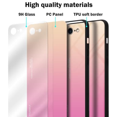 Suojakuori iPhone 7 / 7S / 8 / SE 2020 Kotelo (Musta)