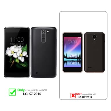 LG K7 2016 Suojakalvo Karkaistu lasi Näytönsuoja