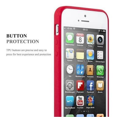 Suojakuori iPhone 5 / 5S / SE 2016 Kotelo (Punainen)
