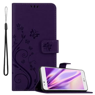 LG K7 2016 Suojakuori Lompakkokotelo (Violetti)