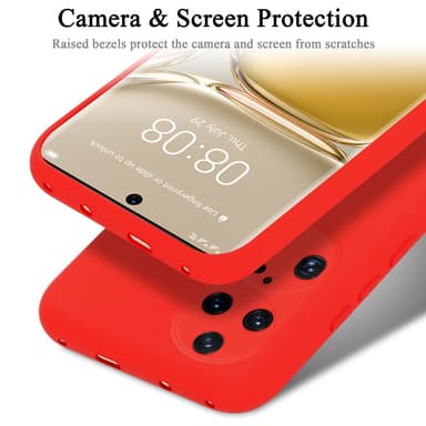 Huawei P50 PRO Suojakuori Kotelo Case (Punainen)