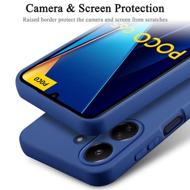 Xiaomi Poco C65 Suojakuori Kotelo Case (Sininen)