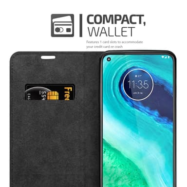 Motorola MOTO G8 Suojakuori Lompakkokotelo (Punainen)