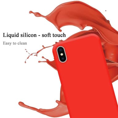 iPhone X / XS Suojakuori Kotelo Case (Punainen)