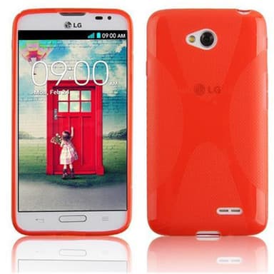 LG L70 (1. SIM) Suojakuori Cover (Punainen)
