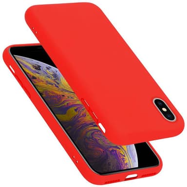 iPhone X / XS Suojakuori Kotelo Case (Punainen)