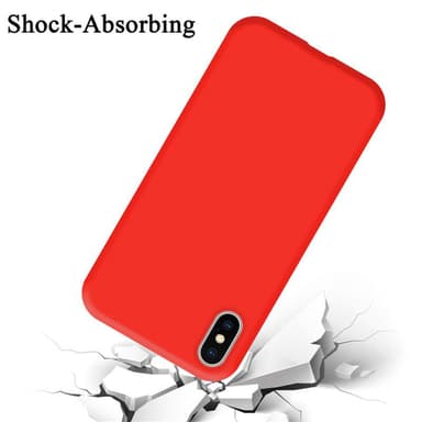 iPhone X / XS Suojakuori Kotelo Case (Punainen)