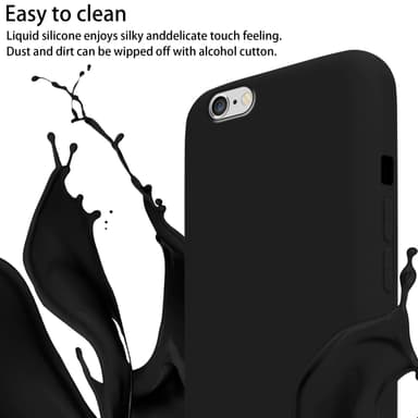 Suojakuori iPhone 6 / 6S Kotelo Ketju (Musta)
