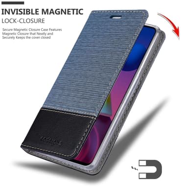 Samsung Galaxy M51 Suojakuori Lompakkokotelo (Sininen)