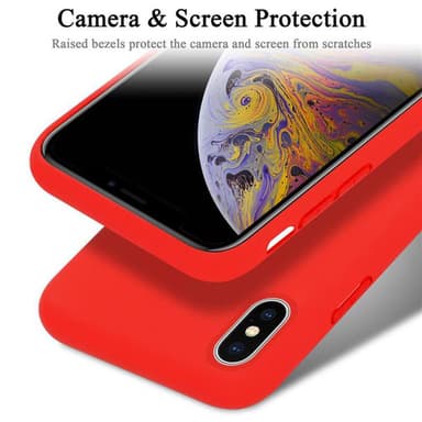 iPhone X / XS Suojakuori Kotelo Case (Punainen)