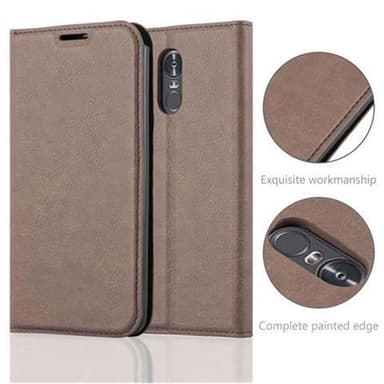 LG STYLUS 3 Suojakuori Lompakkokotelo (Ruskea)